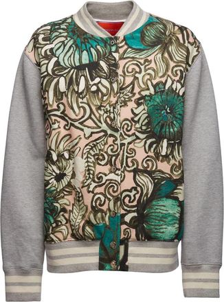 La DoubleJ Statement Print Bomberjack - Dames - Bomber jackets - Roze - M - Katoen - Jassen