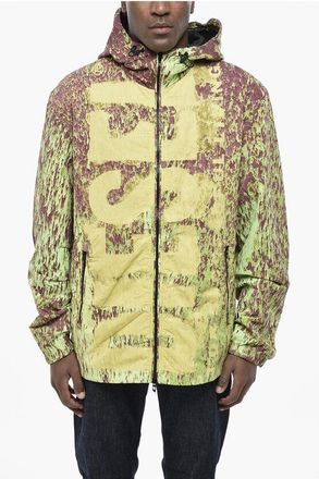 Diesel Nylon Acid-Wash Windbreaker J-BRICK size 44