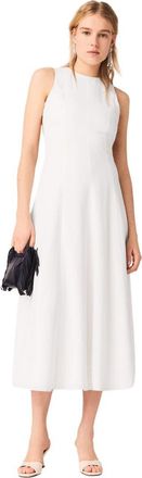 Maje Backless midi dress in White at Nordstrom, Size 36 Eu