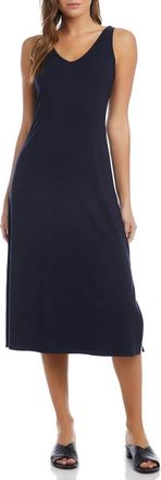 Karen Kane Brigitte Sleeveless Midi Dress in Navy at Nordstrom, Size X-Small