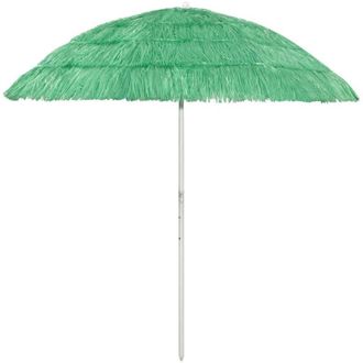 vidaXL Sombrilla De Playa Hawaii Verde 240 Cm Vidaxl