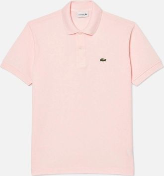 Lacoste Mens Mens Light Pink Lacoste L1212 Classic Polo T-Shirt - Size: 42