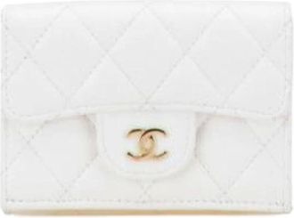 Chanel Pre-owned Wallets, female, White, Size: ONE SIZE Pre-owned Wallet