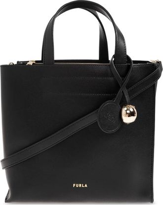 Furla Divide It Tote S - Dames - Handtassen - Zwart - ONE Size - Leer - Tassen