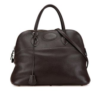 Herm&egrave;s Pre-owned Hermes Clemence Bolide 35 Ladies [H]