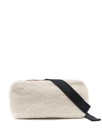 Yves Salomon Marsupio con inserti - Bianco