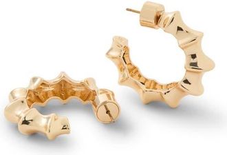 Jennifer Fisher Murphy Huggie Hoop Earrings in Yellow Gold at Nordstrom