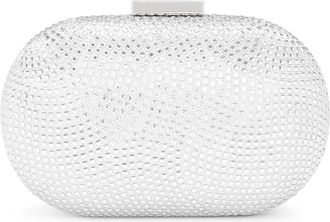 Carvela Womens Pietra Hard Clutch Bag - Silver - One Size