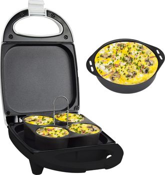 Brentwood Mini Sous Vide Style Egg Bite Maker in White