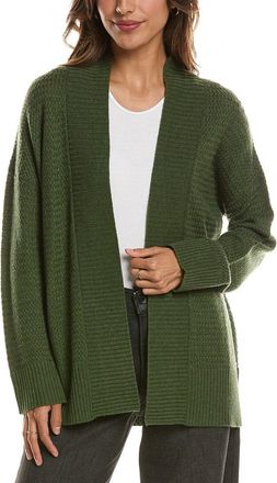 Fort&eacute; Cashmere Textured 100% Cashmere Duster Cardigan