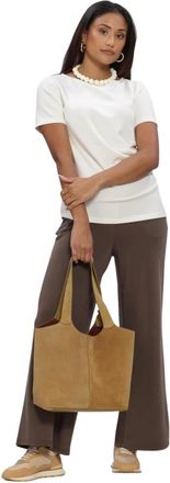 MY ESSENTIAL WARDROBE Mwhelle Assymetric TEE - Dames - T-shirts - Wit - S - Tops