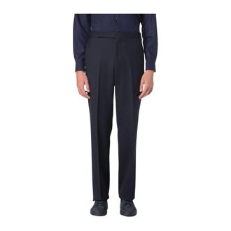 Lardini Suit Trousers, male, Blue, M, Tailored Dress Trousers
