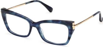Max Mara Optisch Montuur - Dames - Brillen - Blauw - 53 MM - Accessoires