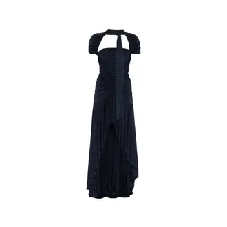 Siedres Roxy Cut-out Ruched Asymmetric Dress