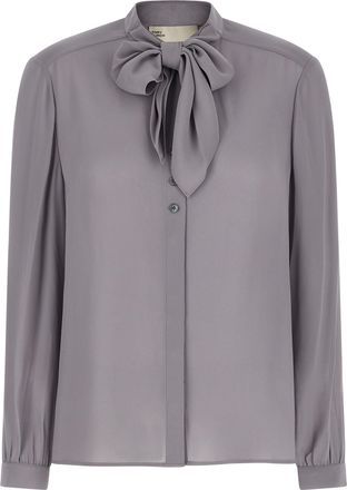 Tory Burch Gray Viscose Womens Blouse
