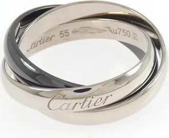 Cartier White Gold (18K) Ceramic Band Ring (Pre-Owned)