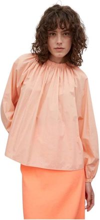 Drykorn Lainay Blouse - Dames - Blouses - Oranje - S - Katoen - Overhemden