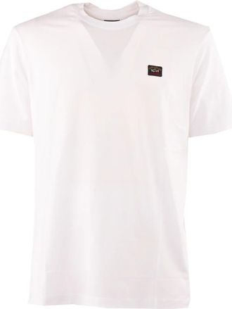 Paul & Shark T-Shirt - Heren - T-shirts - Wit - 3XL - Katoen - Tops