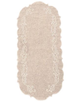 Lenox French Perle Linen Embroidered Centerpiece