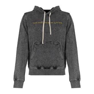 Diesel Ginn Hood Hoodie - - Sweatshirts & Hoodies - Uomo - Grigio - M