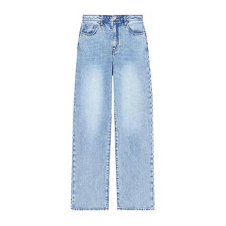 A|X Armani Exchange Wide Jeans, female, Blue, Size: W26 Relaxed Cotton Jeans