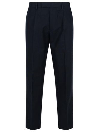 Ermenegildo Zegna Blue Cotton Blend Pants