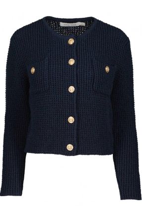 Bishop + Young Womens Dakota Cardigan In Indigo
