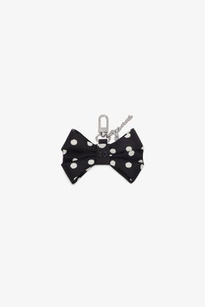 Ganni Black Bow Charm with Dots