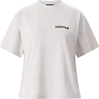 Balenciaga Dames, Tops, Grijs, Maat: XS Jersey
