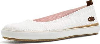 Blowfish Ez Does Knit Ballerina/Skimmer Shoes Womens Shoes White Knit : 8.5 M, Polyester
