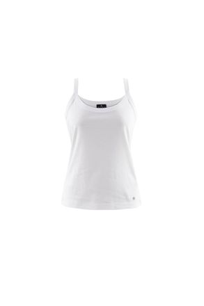 Marble Scotland Womens Basic Tank In White