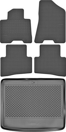 OEM Juego De Alfombrillas De Goma Para El Coche Y El Maletero Del Hyundai Tucson Iii Suv De 2016