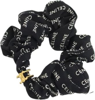 Celine Pre-owned Scrunchie - Dames - Vintage Accessoires - Zwart - ONE Size - Vintage