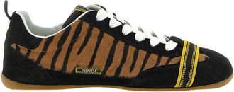 Fendi Wrap Sneakers - Dames - Schoenen - Bruin - Maat: 37 EU Su&egrave;de