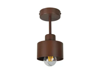 OEM L&aacute;mpara De Techo Marr&oacute;n, Metal Industrial, 1xe27, Iluminaci&oacute;n Led Moderna Para Sal&oacute;n, Cocina, Dormitorio, Habitaci&oacute;n Infantil, Loft