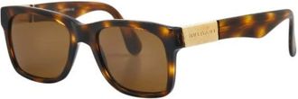 Bulgari Pre-owned Accessories, female, Brown, Size: ONE SIZE Pre-owned Plastic sunglasses