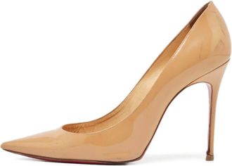 Christian Louboutin Pumps verniciate 100mm - Toni neutri
