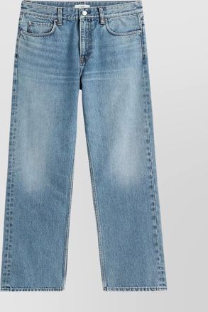 Toteme straight cut denim trousers with five pockets