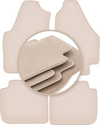 OEM Alfombrillas Beige Premium Para: Fiat Idea Monovolumen 2003-2010