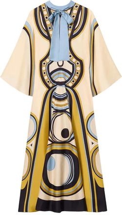 La DoubleJ Magnifico Jurk - Dames - Maxi kleedjes - Veelkleurig - XS - Kleedjes