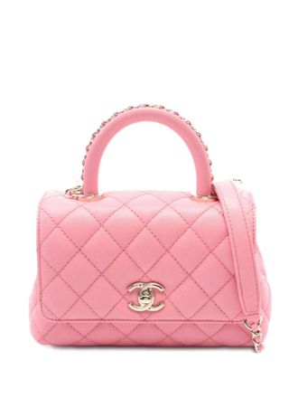 Chanel 2021 Coco Handle XXS tote bag - Pink