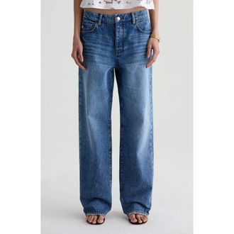 AG - Adriano Goldschmied Billie High Waist Straight Leg Jeans in American Riviera at Nordstrom, Size 26
