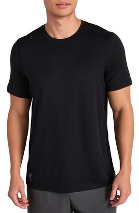 Rhone Invictus V.2 Performance T-Shirt in Pure Black at Nordstrom, Size Xx-Large