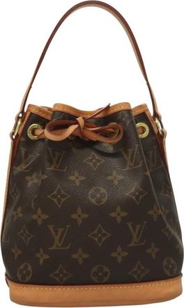 Louis Vuitton Noe Handbag Monogram Canvas Brown Canvas Handbag (Pre-Owned)