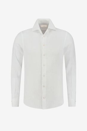 Aurélien Langärmeliges Hemd aus Leinen Seaside