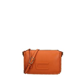 Custo Barcelona Astria Elite Schoudertas - Dames - Tassen - Oranje - Maat: ONE Size Zijde