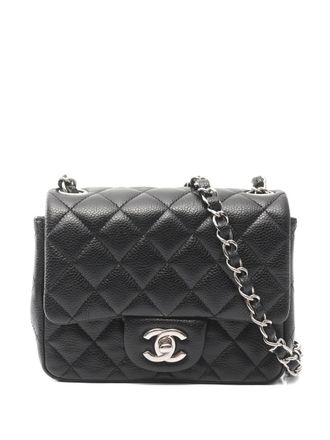 Chanel 2017-2018 chain quilted shoulder bag - women - Calf Leather - One Size - Black