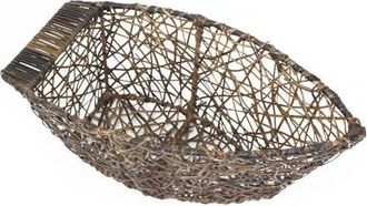 Beachcombers Boat Skiff Decorative Wicker Basket 5.75 x 12.5 in Brown at Nordstrom