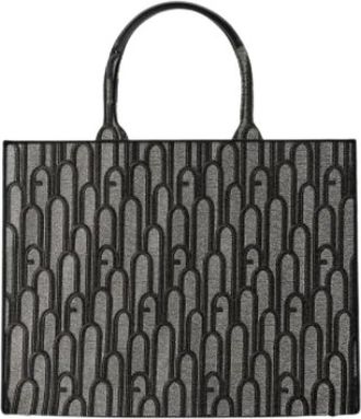 Furla Tote Bags, female, Black, Size: ONE SIZE Opportunity Tote