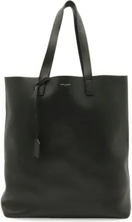Saint Laurent Black Leather Tote Bag (Pre-Owned)
